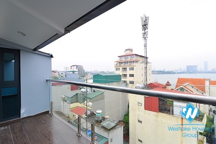 Luxury 3 bedroom duplex for rent on Nghi Tam st, Tay Ho district.