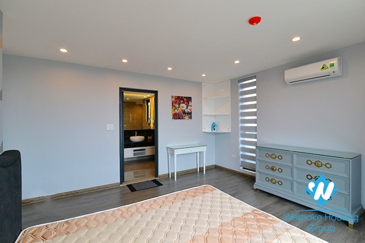 Luxury 3 bedroom duplex for rent on Nghi Tam st, Tay Ho district.