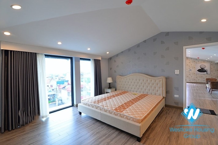 Luxury 3 bedroom duplex for rent on Nghi Tam st, Tay Ho district.