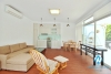 Big balcony apartment with green view for rent in Tu Hoa st, Tay Ho