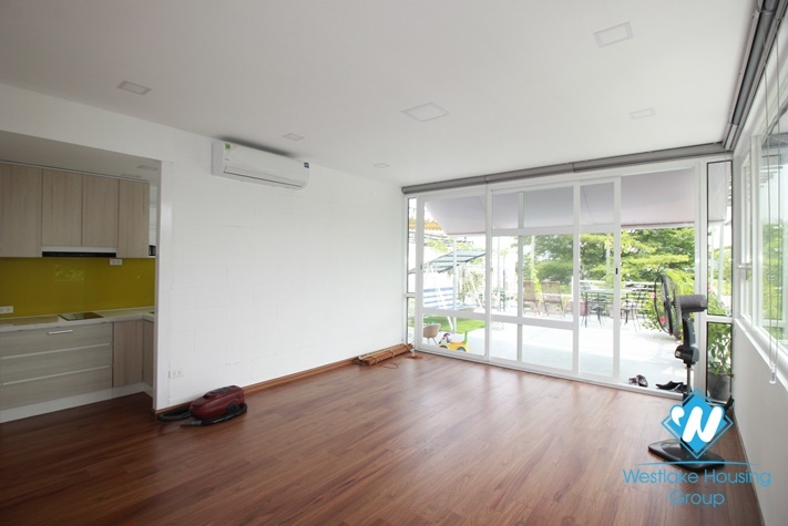 Top floor - One bedroom apartment for rent in Tay Ho