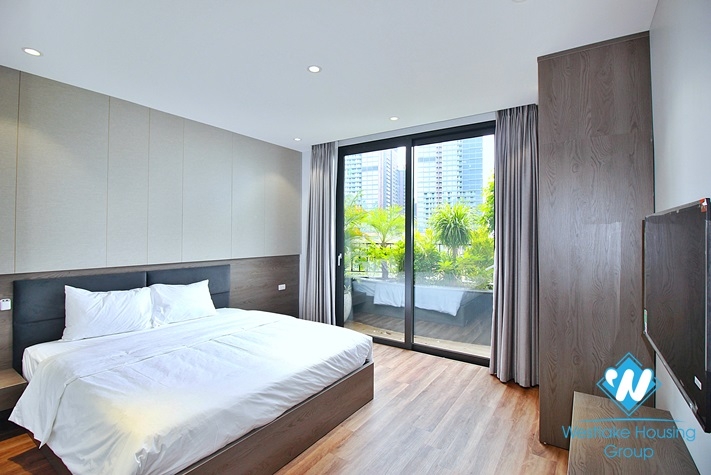 Brand new and morden 2 bedrooms apartment for rent in To Ngoc Van st, Tay Ho district 