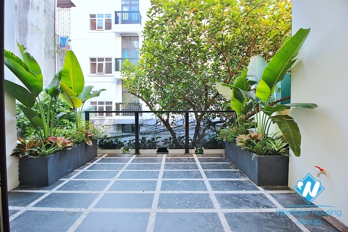 Cozy new house 4 bedroom for rent in An Duong st, Tay Ho district.