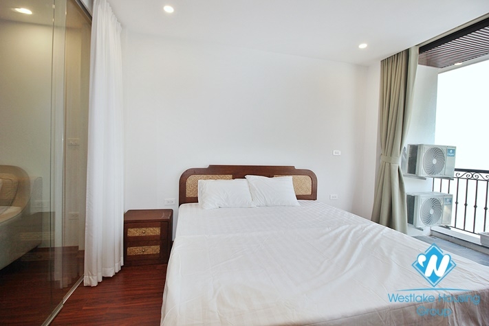 Spacious 1 bedroom apartment for rent in Lac Long Quan st , Tay Ho .