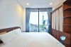 Duplex 2-bedroom apartment for rent in Lac Long Quan st, Tay Ho district.