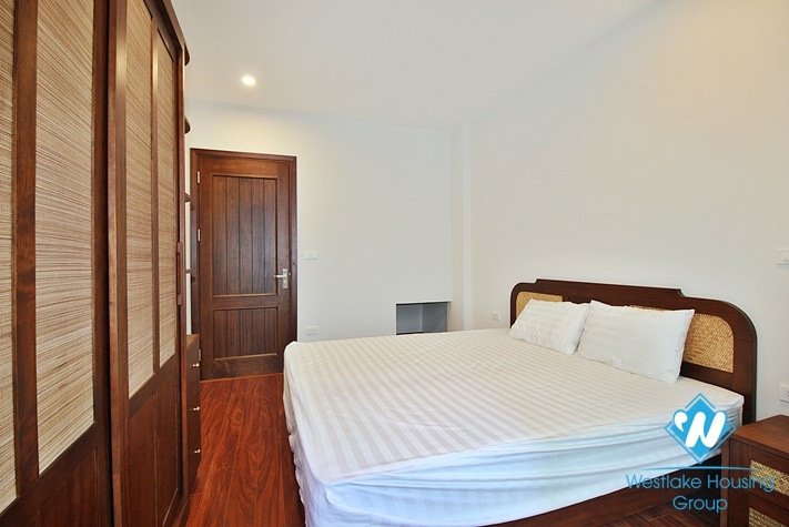 Duplex 2-bedroom apartment for rent in Lac Long Quan st, Tay Ho district.