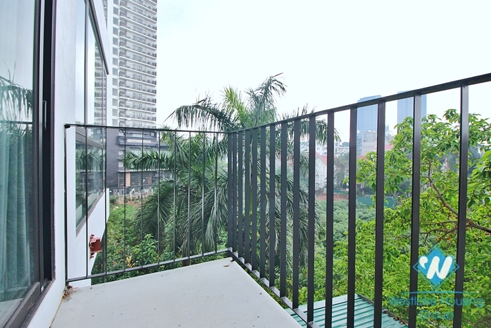 Brand new and bright 3 bedrooms apartment for rent in Xuan Dieu st, Tay Ho