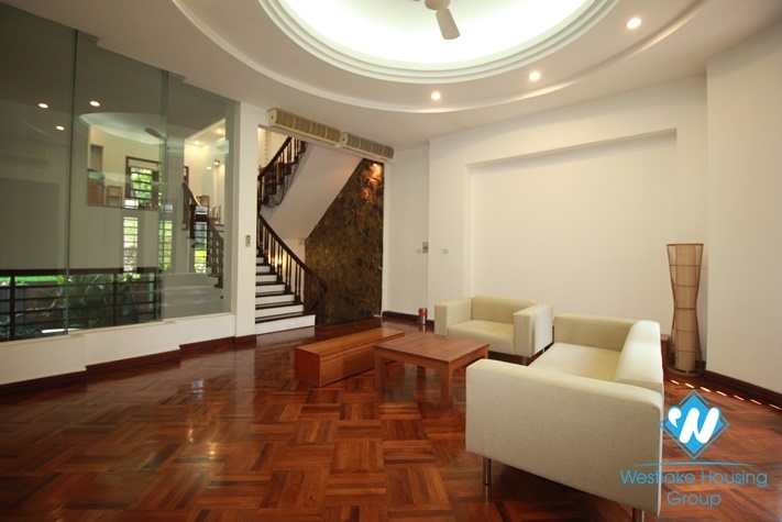 Nice house with swimming pool for lease in Tay Ho area, Ha Noi