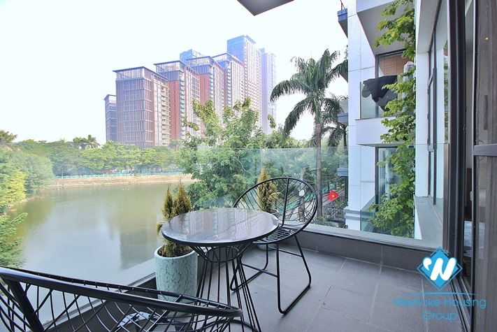 Spacious 2 bedroom and lake view for rent in Quang Khanh st, Tay Ho district.