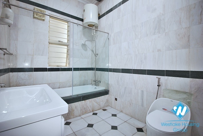 Charming house with nice design and big yard for rent in To Ngoc Van, Tay Ho, Ha Noi