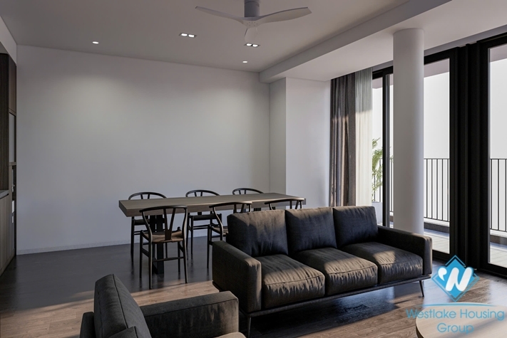 Lake view and modern 3beds apartment for rent in Quang Khanh st, Tay Ho