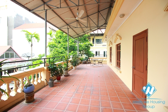 Huge garden house for rent in To Ngoc Van street, Tay Ho