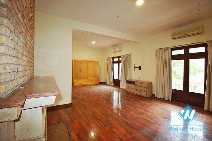 Outdoor-pool and large garden house for rent in To Ngoc Van st, Tay Ho