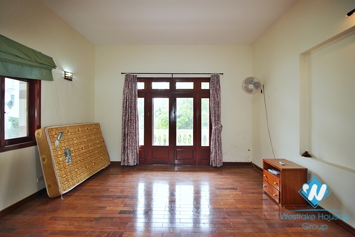 Outdoor-pool and large garden house for rent in To Ngoc Van st, Tay Ho