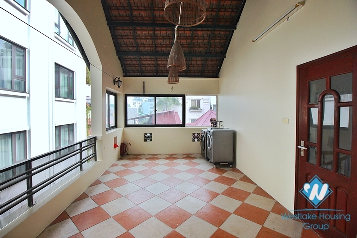 Renovated corner house for rent in To Ngoc Van st, Tay Ho