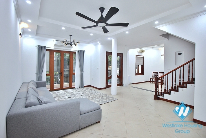 Renovated corner house for rent in To Ngoc Van st, Tay Ho