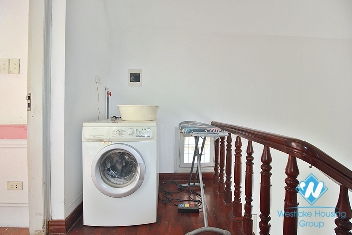 Three bedrooms house with big yard for rent in Tay Ho, Ha Noi