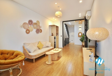 Morden house with elevator for rent in the central of Tay Ho District 