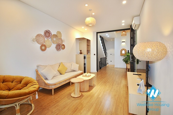 Morden house with elevator for rent in the central of Tay Ho District 