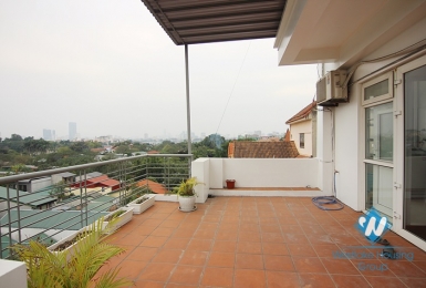 Nice 02 bedrooms apartment with large balcony for rent in Dang Thai Mai area, Tay Ho, Ha Noi