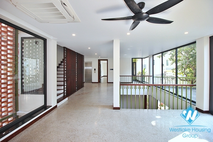 Brand new garden villa with outdoor pool for rent in Tay Ho, Ha Noi