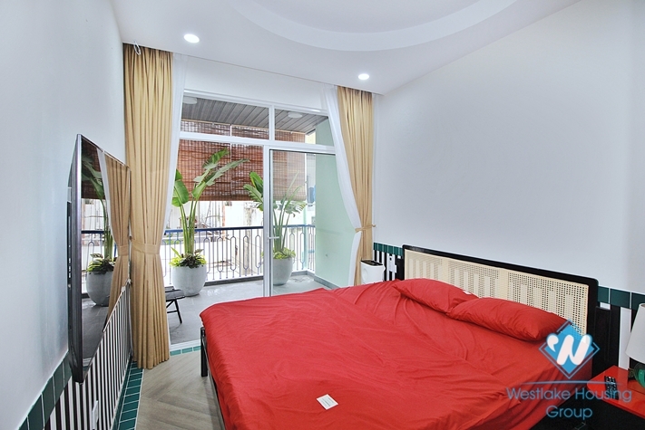 Lovely 2 bedrooms duplex with lake view for rent in Tay Ho, Ha Noi