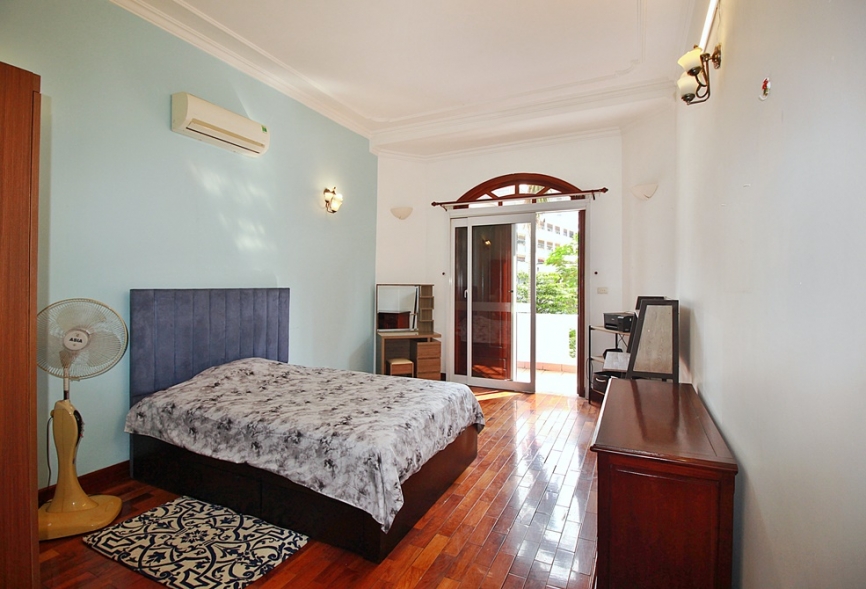 High ceiling French villa for rent in Tay Ho, Ha Noi