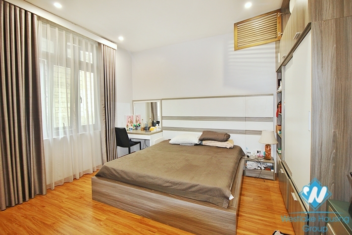 Morden and bright 4 bedrooms house for rent in Au Co st, Tay Ho, Ha Noi