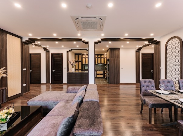 A charming and spacious four bedrooms for rent in Xuan Dieu st, Tay Ho