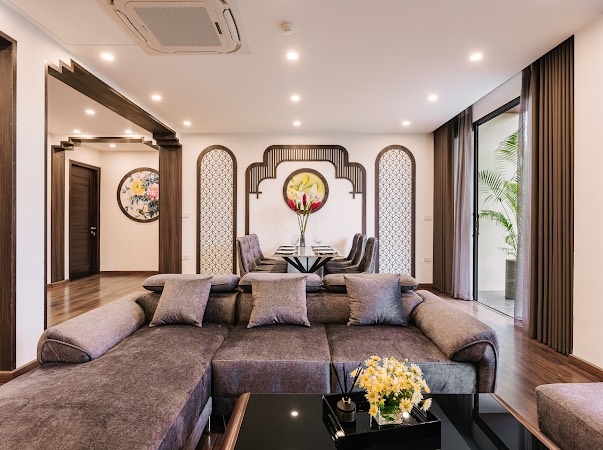 A charming and spacious four bedrooms for rent in Xuan Dieu st, Tay Ho