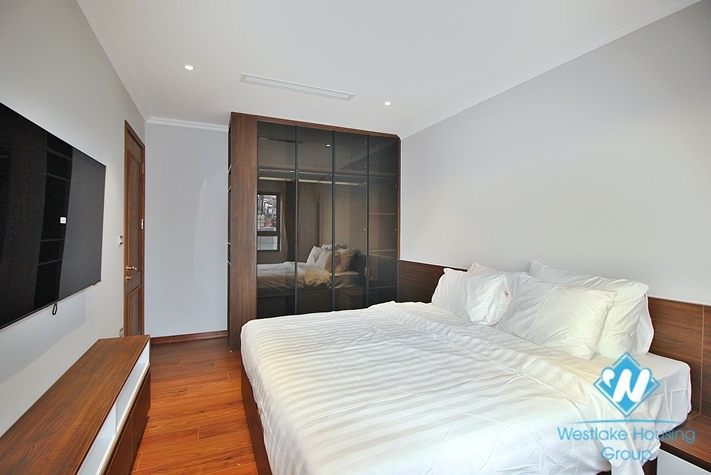 High floor and brand new 4 bedrooms apartment for rent in Tay Ho, Ha Noi