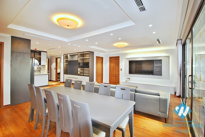 Morden and new 4 bedrooms apartment for rent in Tay Ho, Ha Noi, Viet Nam