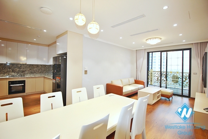  Bright and cozy 3 bedrooms apartment for rent in Tay Ho, Ha Noi