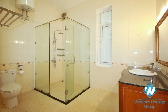 Outdoor-pool five bedrooms house for rent in Dang Thai Mai st, Tay Ho, Ha Noi