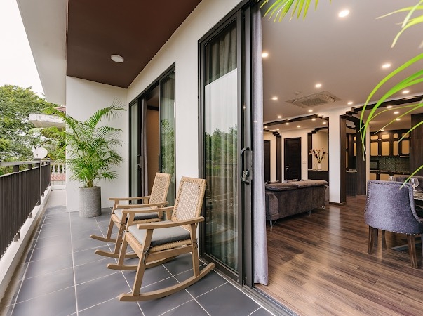 A charming and spacious four bedrooms for rent in Xuan Dieu st, Tay Ho