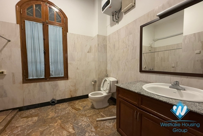 Spacious four bedrooms house with large yard for rent in Tay Ho ward, Ha Noi