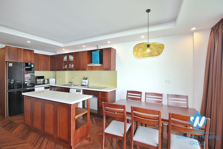 Brand new spacious three bedroom apartment for rent in Yen Phu village