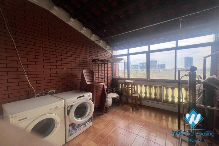 Garden 5 bedrooms house for rent in Ciputra, Tay Ho ward, Ha Noi