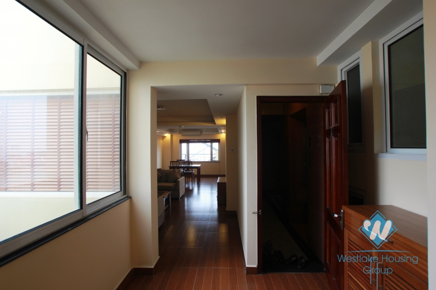 Beautiful apartment for rent in Xuan Dieu, Tay Ho, Hanoi