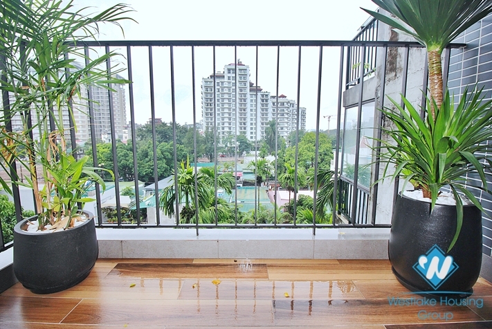 Brand new and morden duplex with 3 bedrooms apartment for rent in Dang Thai Mai, Tay Ho, Ha Noi