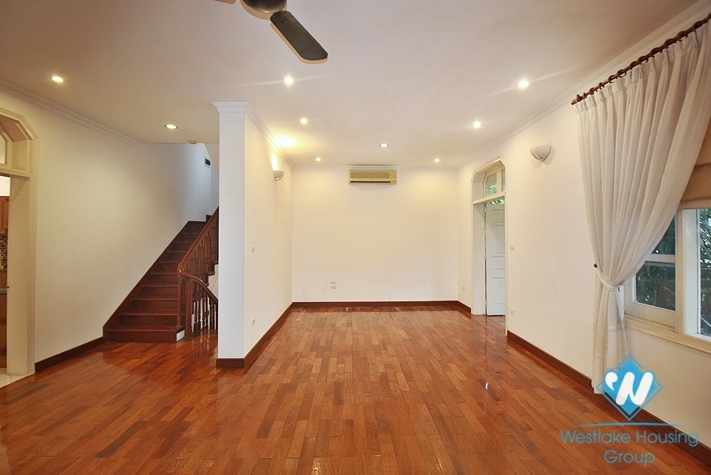 Five bedrooms house with pool for rent in To Ngoc Van st, Tay Ho, Ha Noi