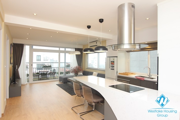 Stunning apartment for rent in the heart of Tay Ho, Hanoi with modern design