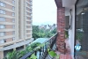 Unusual style apartment with huge balcony for rent in Dang Thai Mai, Tay Ho