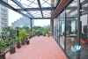 Unusual style apartment with huge balcony for rent in Dang Thai Mai, Tay Ho