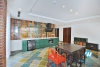 Unusual style apartment with huge balcony for rent in Dang Thai Mai, Tay Ho