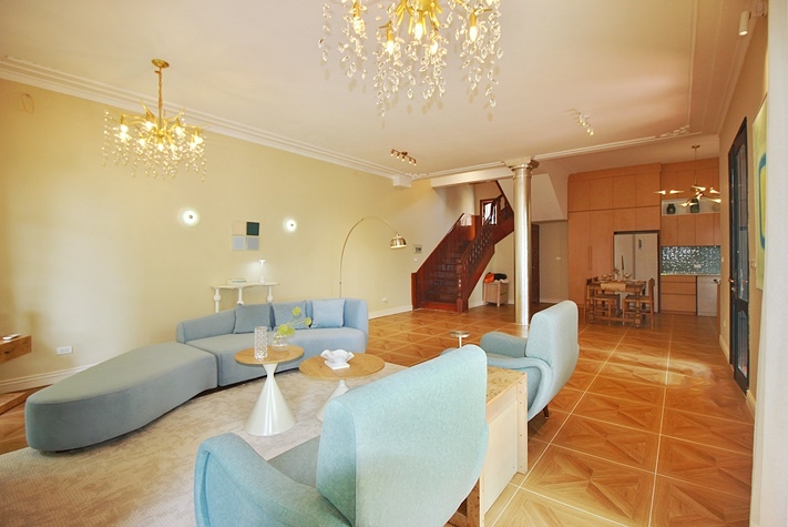 Newly renovated villa for rent in Tay Ho, Ha Noi