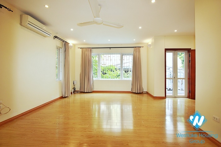 Unfurnished house with swimming pool for rent in Westlake area, Hanoi