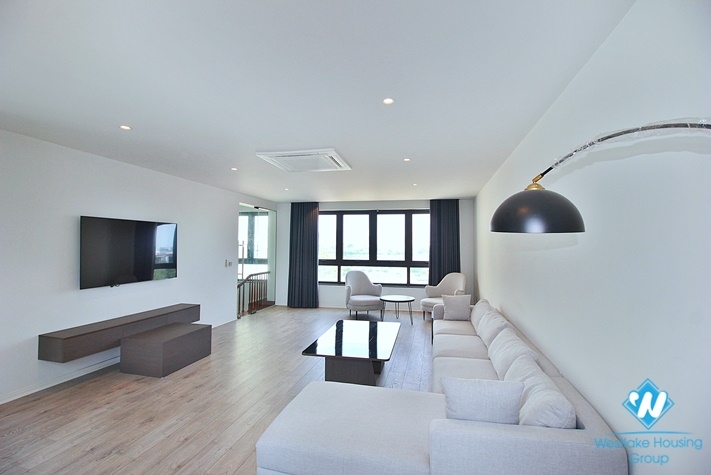 Giant terrace penhouse 4beds apartment for rent in To Ngoc Van st, Tay Ho