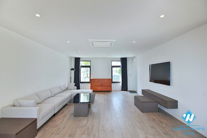 Giant terrace penhouse 4beds apartment for rent in To Ngoc Van st, Tay Ho