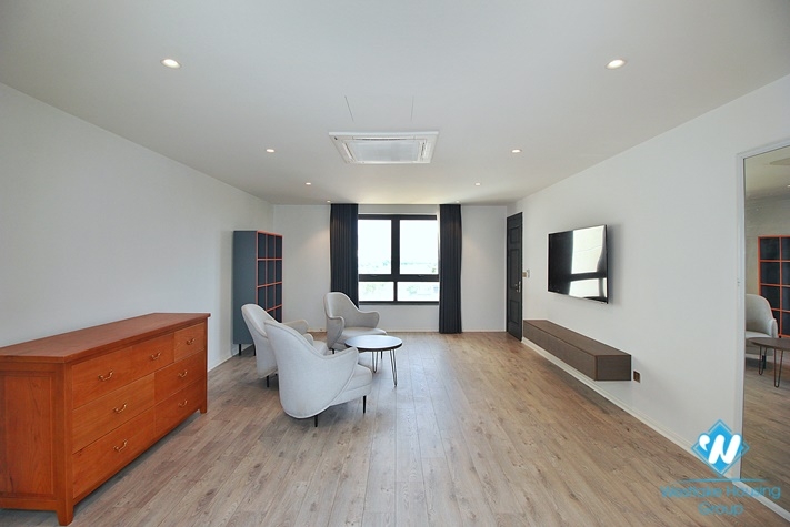 Giant terrace penhouse 4beds apartment for rent in To Ngoc Van st, Tay Ho